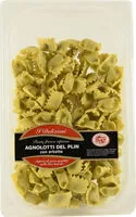 Mängden socker i Agnolotti del plin ricotta e erbette