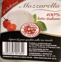 Mängden socker i Mozzarella