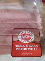 Mängden socker i Prosciutto cotto