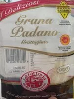 Mängden socker i Grana padano