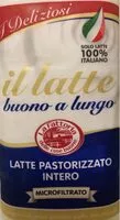 Mängden socker i Latte pastorizzato intero