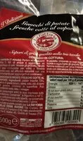 Mängden socker i Gnocchi di patate
