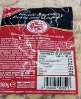 Mängden socker i Gnocchi di patate