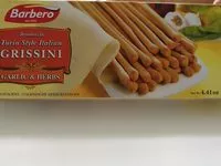 Mängden socker i Grissini