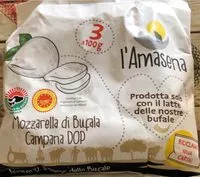 Mängden socker i Mozzarella di Bufala Campana Dop