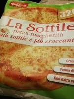 Mängden socker i La sottile pizza Margherita