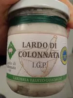 Mängden socker i Lardo di colonnata