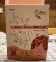 Mängden socker i Fusilli 100% lenticchie