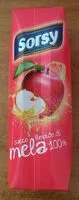 Mängden socker i Sorsy succo limpido mela