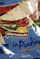 Mängden socker i La piadina wrap e roll