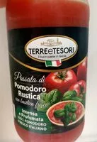 Mängden socker i Passata di pomodoro rustica
