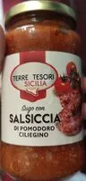 Mängden socker i Sugo con salsiccia di pomodoro ciliegino