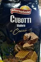 Mängden socker i Cubotti wafers al cacao