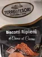 Mängden socker i Biscotti ripieni di crema al cacao