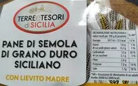 Mängden socker i Pane di semola di grano duro