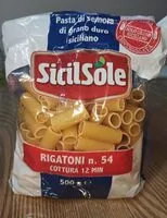 Mängden socker i Rigatoni n. 54