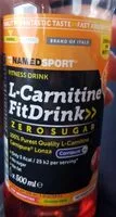 Mängden socker i L-Carnitine FitDrink Zero sugar