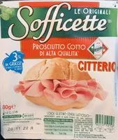 Mängden socker i Prosciutto cotto