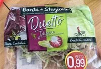 Mängden socker i Bontà di stagione duetto julienne