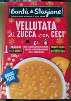 Mängden socker i Vellutata Di zucca con cecci