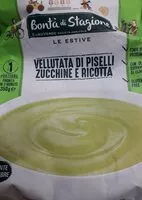 Mängden socker i Vellutata di piselli zucchine e ricotta