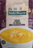 Mängden socker i Crema di zucca con riso integrale