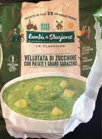 Mängden socker i Vellutata di Zucchine con patate e grano saraceno