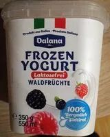 Mängden socker i Frozen Yougurt Waldfrüchte