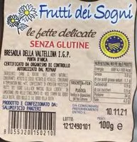 Mängden socker i Bresaola della valtellina