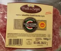 Mängden socker i Salame cacciatora DOP