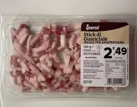 Mängden socker i Stick di Guanciale