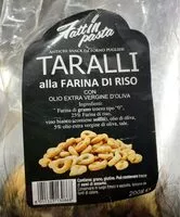Mängden socker i Taralli alla farina di riso