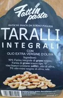 Mängden socker i Taralli integrali