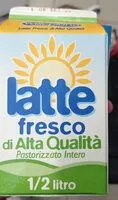 Mängden socker i Latte intero fresco Vallepiana