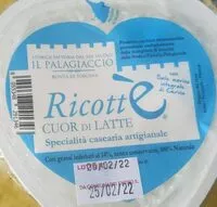 Mängden socker i Ricotta Ricotte Cuor di latte