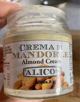 Mängden socker i Crema di Mandorle
