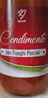 Mängden socker i Condimento ai funghi porcini