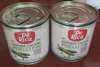 Mängden socker i Piselli fini