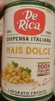 Mängden socker i Mais dolce