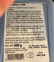 Mängden socker i Merluzzo nordico al limone