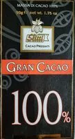 Mängden socker i Gran Cacao 100%