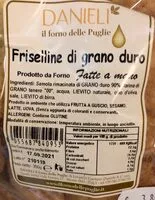 Mängden socker i Friselline di grano duro