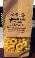 Mängden socker i Tarallini au fenouil