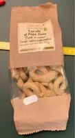 Mängden socker i Taralli al pepe nero