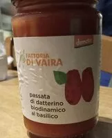 Mängden socker i Passata di datterino biodinamico al basilico