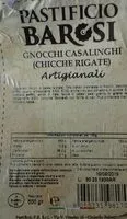 Mängden socker i Gnocchi casalinghi