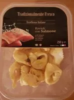 Mängden socker i Ravioli con Salmon