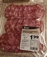 Mängden socker i Salame campagnolo