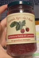 Mängden socker i confettura extra di lamponi
