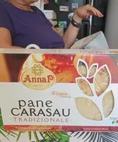 Mängden socker i Pane carasau AnnaP dal 1942
